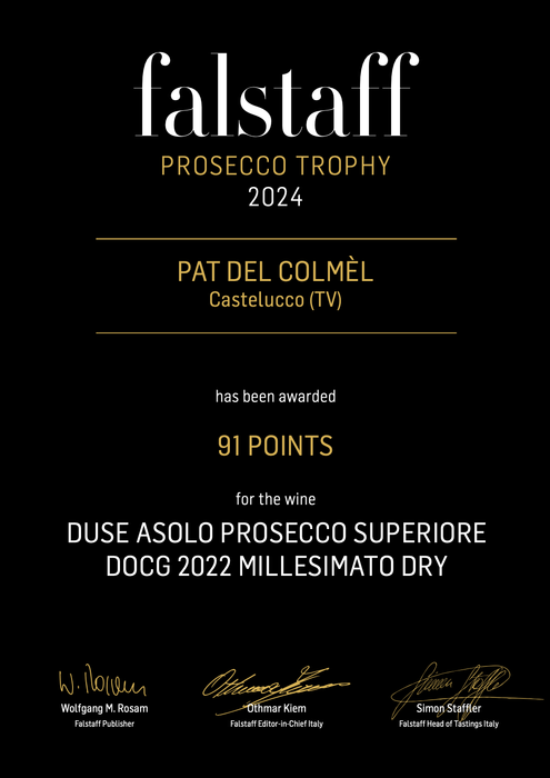 Asolo Prosecco Superiore DOCG Duse Millesimato Dry  -  Pat del Colmel - vaigustando