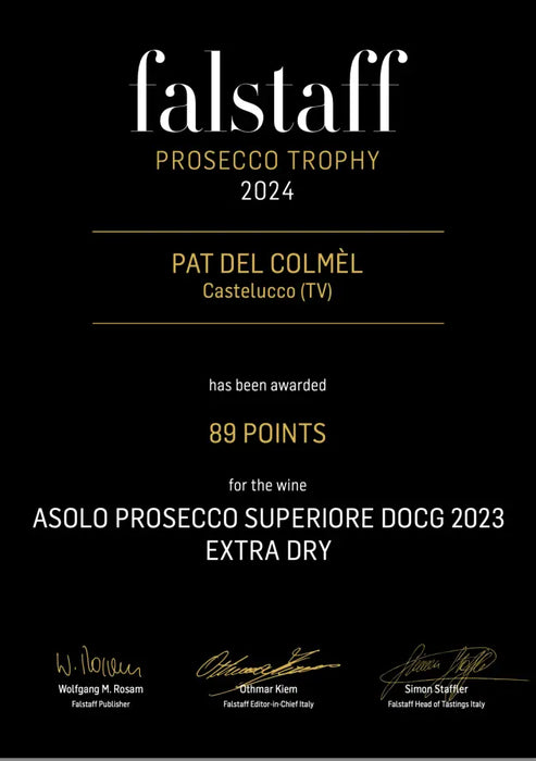 Asolo Prosecco Superiore Docg Pat Del Colmel Extra Dry